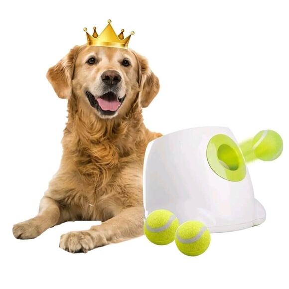 Automatic MAXI Dog Ball Thrower - Interactive Launcher, Fetch Toy NEW 6 BALLS - Picture 3 of 9